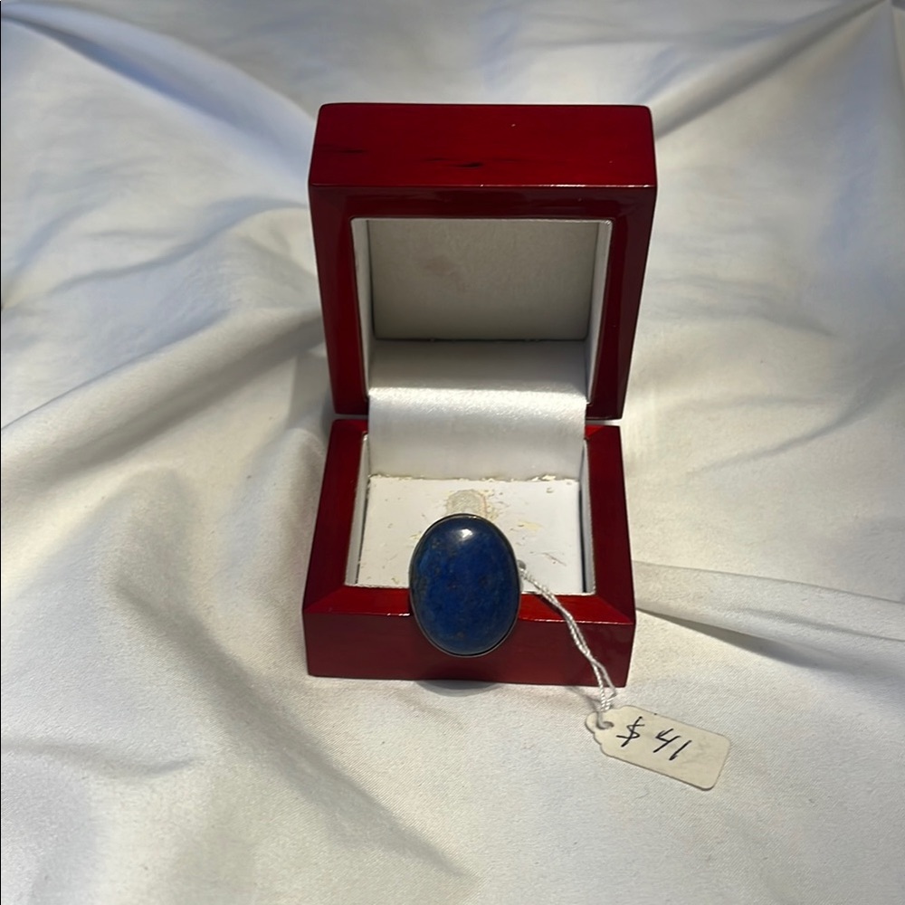 Elegant Blue Stone Ring